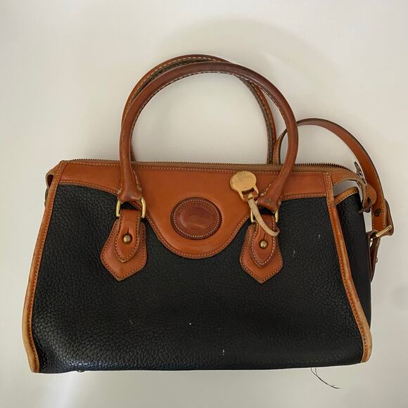Dooney & Bourke Handbags - Dooney & Bourke Top Handle Black Leather Bag